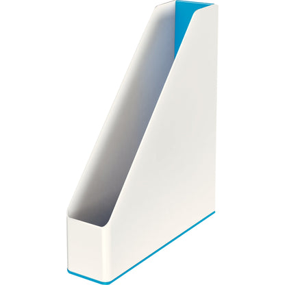 Leitz Stehsammler WOW Duo Colour 7,3 x 31,8 x 27,2 cm (B x H x T) DIN A4 Werkstoff: Polystyrol blau/weiß