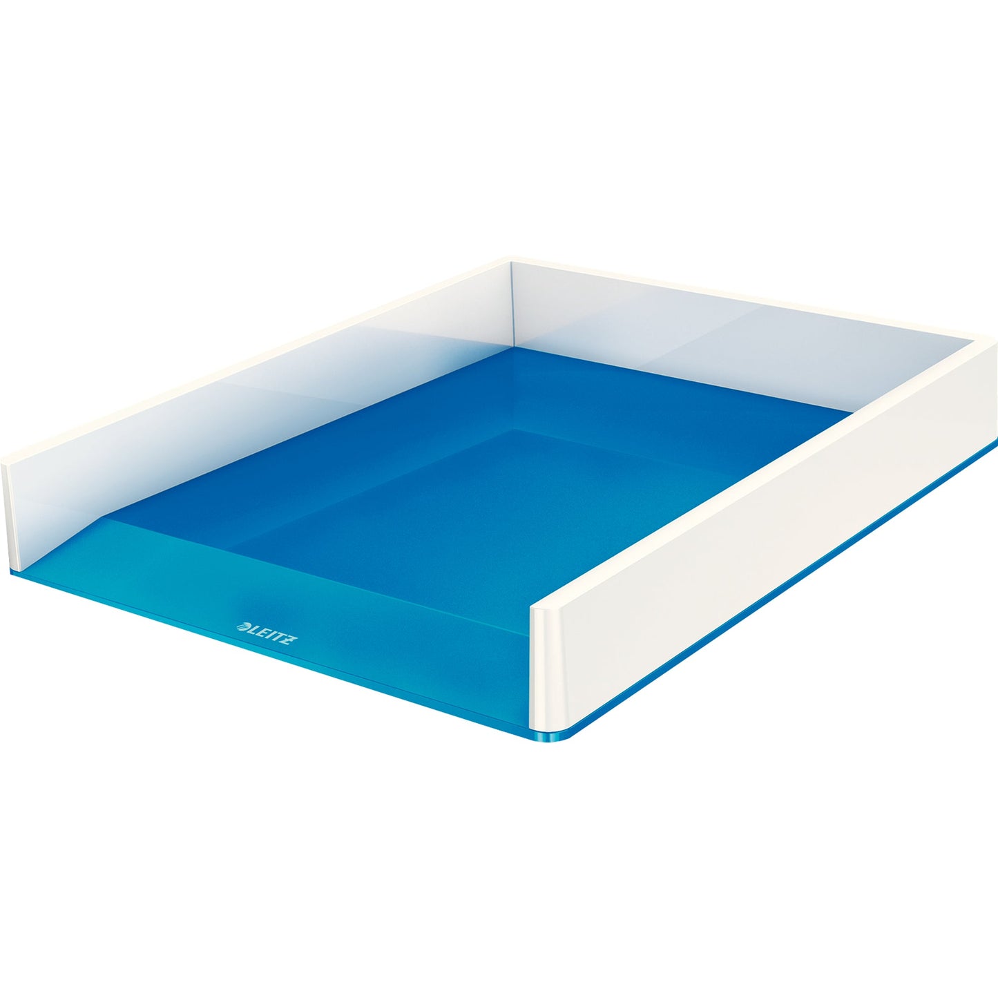 Leitz Briefablage WOW Duo Colour DIN A4, DIN C4, Folio, Letter Polystyrol Farbe: blau/weiß