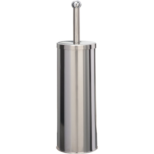 METALNOVA WC-Garnitur Basic 9,8 x 38 cm (Ø x H) Edelstahl silber