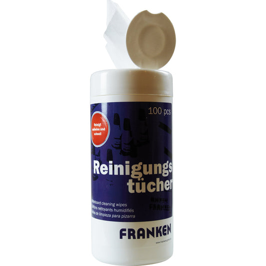 FRANKEN Reinigungstuch feucht nicht nachfüllbar 100 St./Pack.