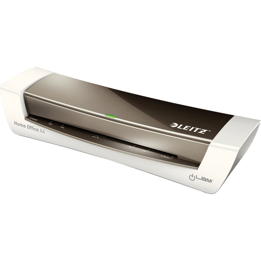 Leitz Laminiergerät iLAM Home Office Heißlaminierung 37 x 7,6 x 12,8 cm (B x H x T) DIN A4 dunkelgrau