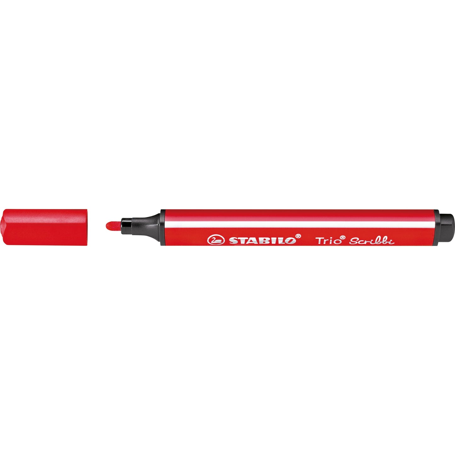 STABILO® Fasermaler Trio® Scribbi 1,5-2mm rot auswaschbar