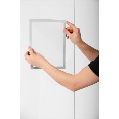 DURABLE Magnetrahmen DURAFRAME® SUN DIN A4 PET/PVC-P/Polypropylen/Polyethylen silber 2 St./Pack.