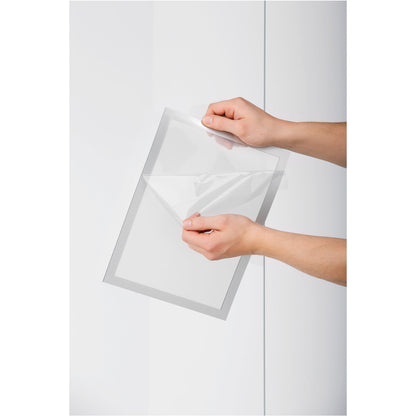 DURABLE Magnetrahmen DURAFRAME® SUN DIN A4 PET/PVC-P/Polypropylen/Polyethylen silber 2 St./Pack.