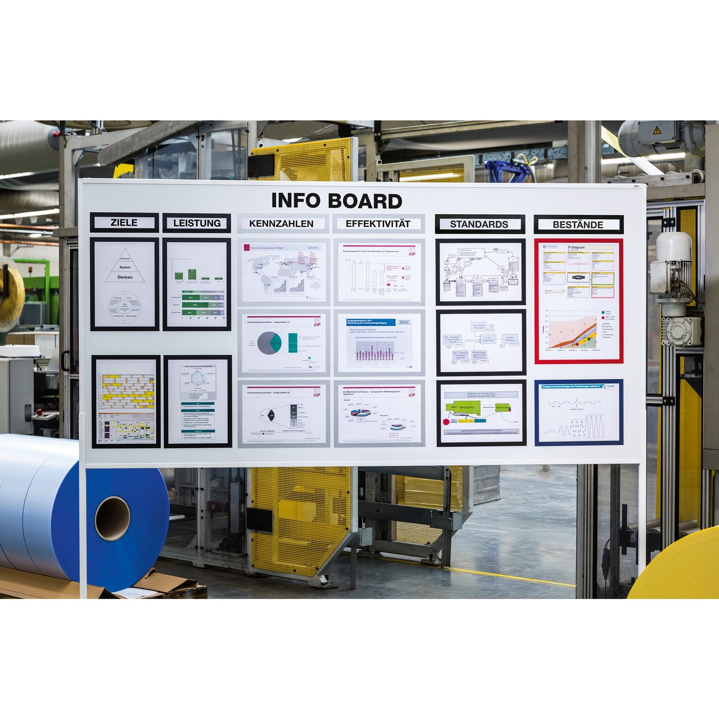 DURABLE Magnetrahmen DURAFRAME® MAGNETIC TOP A4 Polyethylen/Polypropylen schwarz 5 St./Pack.