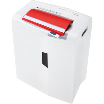 HSM® Aktenvernichter shredstar X6pro P-5 Papier, Heftklammern, Büroklammern, Kreditkarten, CDs/DVDs Partikelschnitt weiß/silber