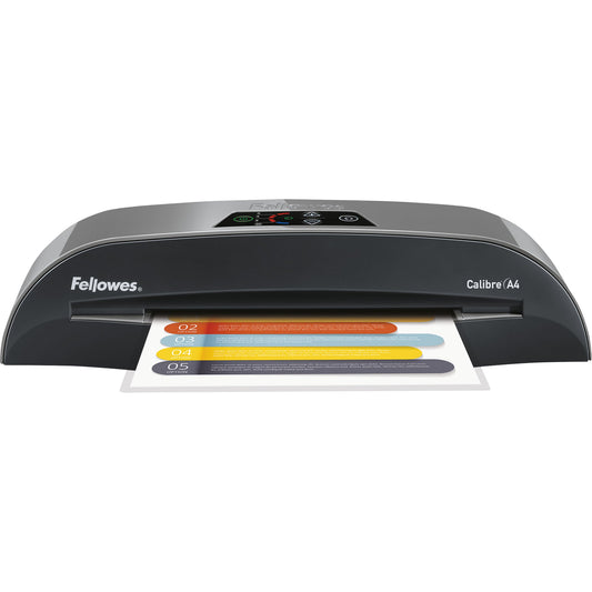 Fellowes® Laminiergerät Calibre Heiß-/Kaltlaminierung 45 x 11 x 14,5 cm (B x H x T) DIN A4 anthrazit