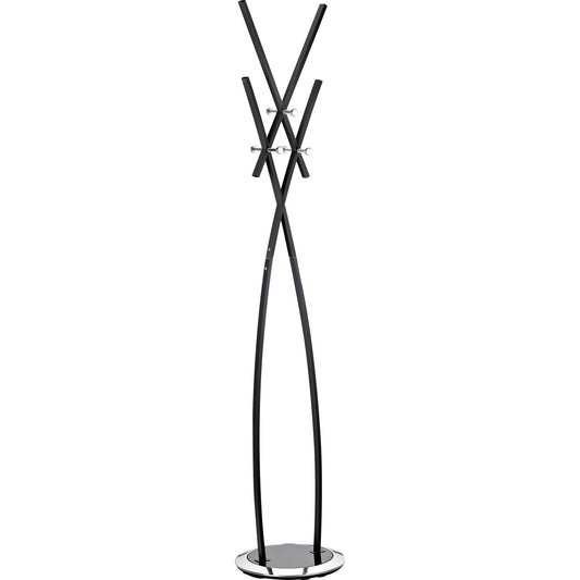 ALCO Garderobenständer 37 x 182 cm (Ø x H) Metall schwarz
