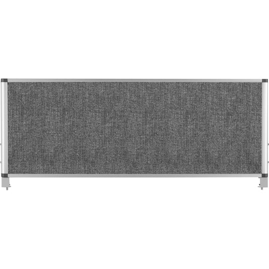 Bi-office Lärmschutzwand Evolution 1.200 x 450 mm (B x H) Polyethylenschaum grau