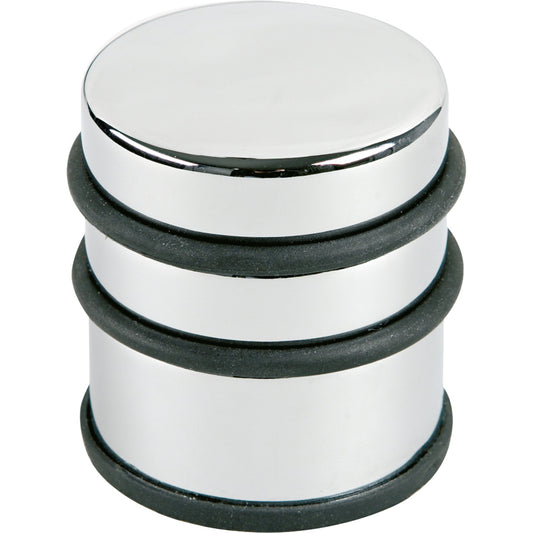 ALCO Türstopper 6,5 x 7 cm (Ø x H) Metall/Gummi chrom