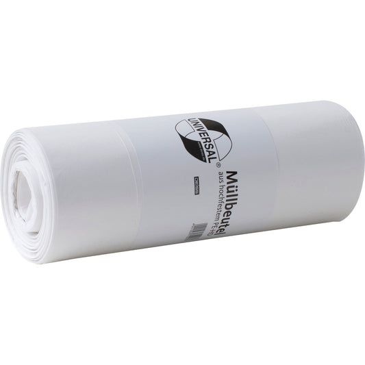 Müllbeutel 50 x 60 cm (B x H) 5µm 30l Polyethylen weiß 50 St./Pack.