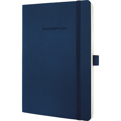 SIGEL Notizbuch Conceptum ca. DIN A5 kariert blau 97 Bl.