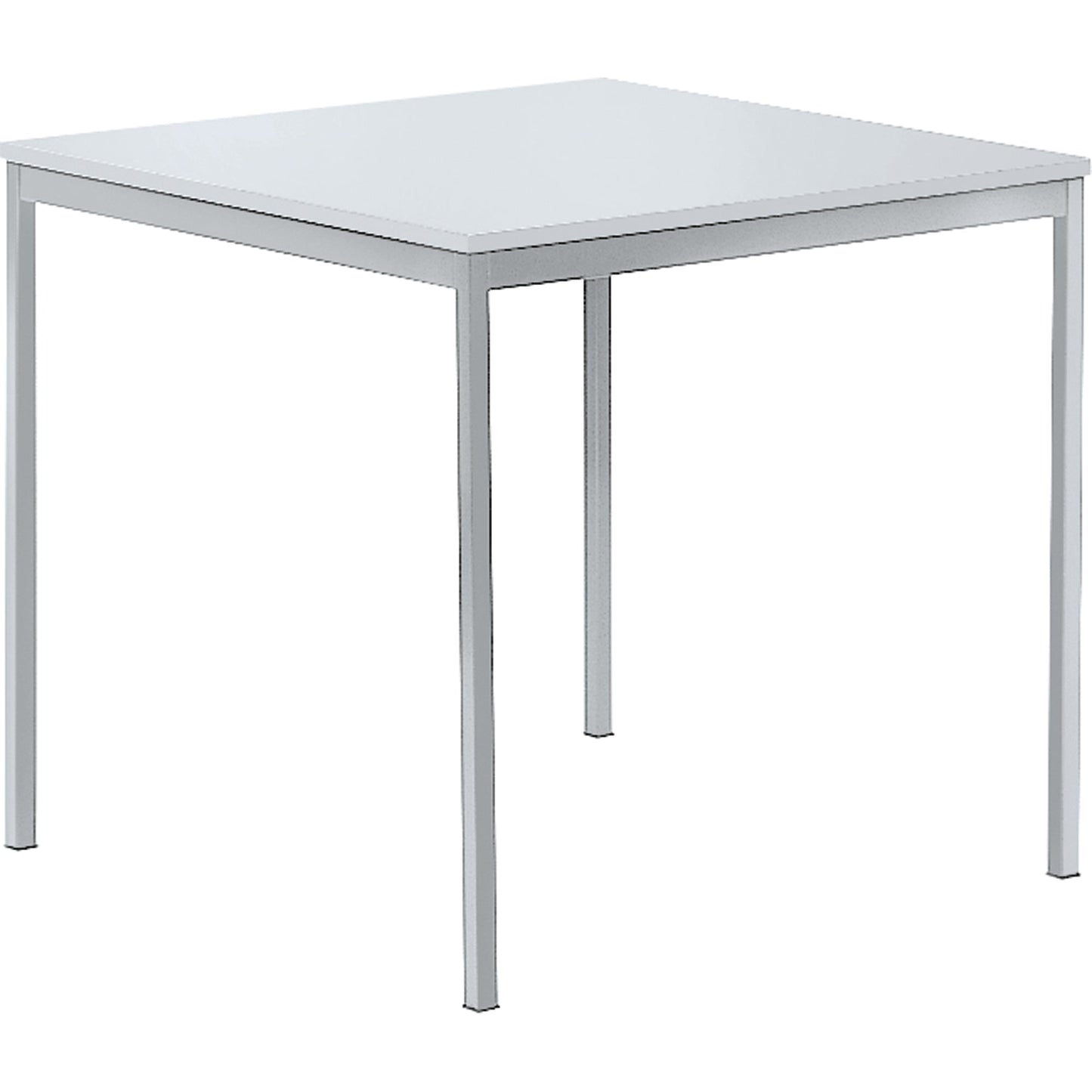 Konferenztisch LINE 800 x 720 x 800 mm (B x H x T) 3-Schicht-Spanplatte Farbe der Tischplatte: lichtgrau