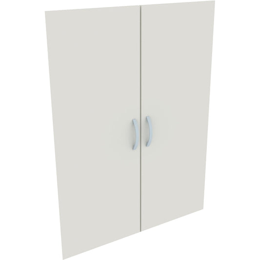 Geramöbel Flügeltür Flex 800 x 1.104 mm (B x H) Dreischicht-Feinspan, melaminharzbeschichtet weiß 2 St./Pack.