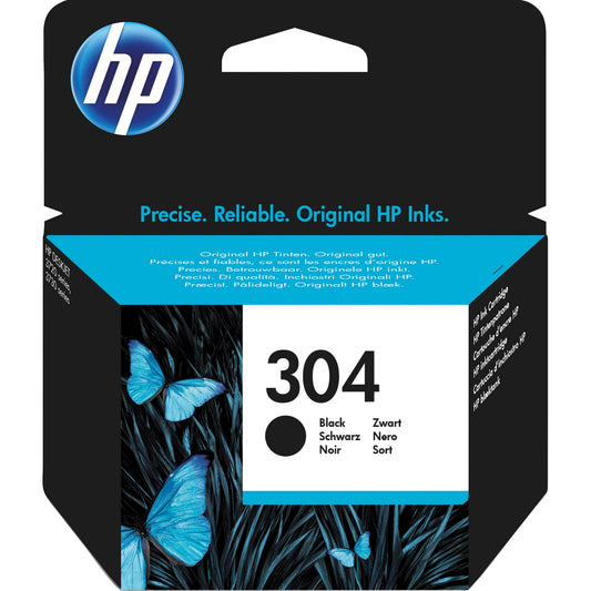 HP Tintenpatrone Originalzubehör 304 ca. 120 Seiten schwarz 4ml