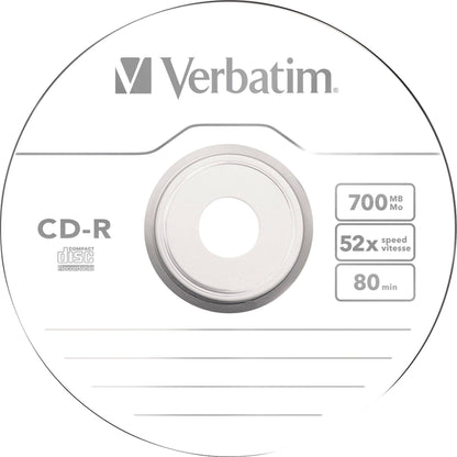 Verbatim CD-R 80min 700Mbyte 52x 100 St./Pack.