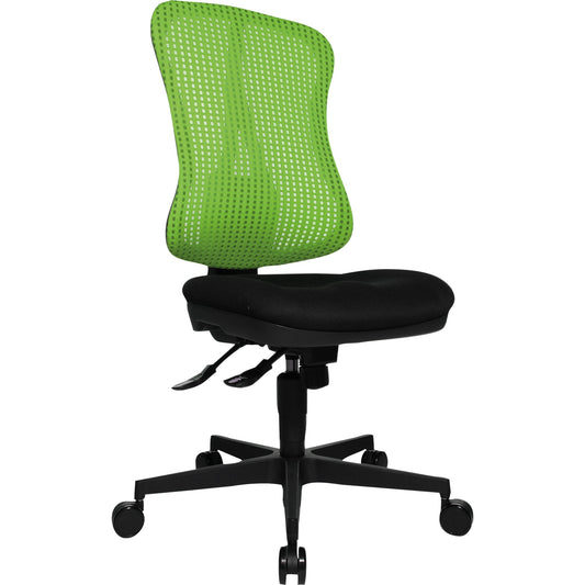 TOPSTAR Bürodrehstuhl Head Point SY 39-51cm Punktsynchronmechanik Rolle hart gebremst (für Teppichboden) optionales Zubehör: Armlehnen 7127: P4, 7038: B2 Polyamid