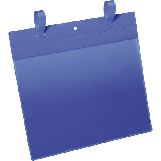 DURABLE Sichttasche DIN A4 quer Kunststoff dunkelblau 50 St./Pack.
