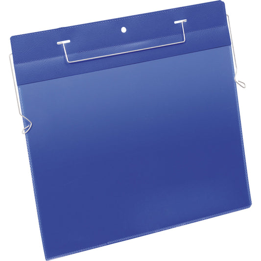 DURABLE Sichttasche DIN A4 quer Kunststoff dunkelblau 50 St./Pack.