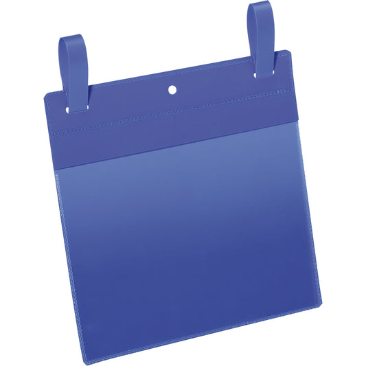 DURABLE Sichttasche DIN A5 quer Kunststoff dunkelblau 50 St./Pack.