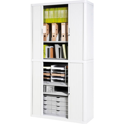 Paperflow Rollladenschrank easyOffice® 1.100 x 2.040 x 415 mm (B x H x T) 4 Fachböden
