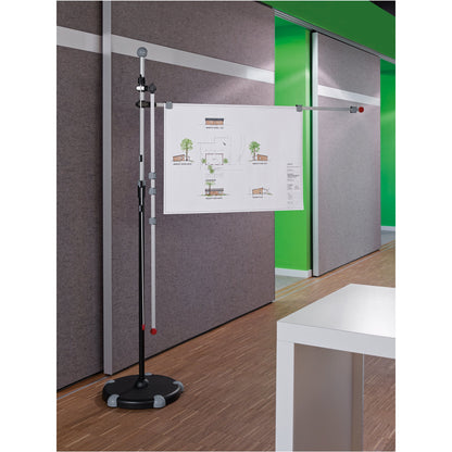 MAUL Planhalter Mobil 140-200 x 132 cm (H x L) Aluminium grau