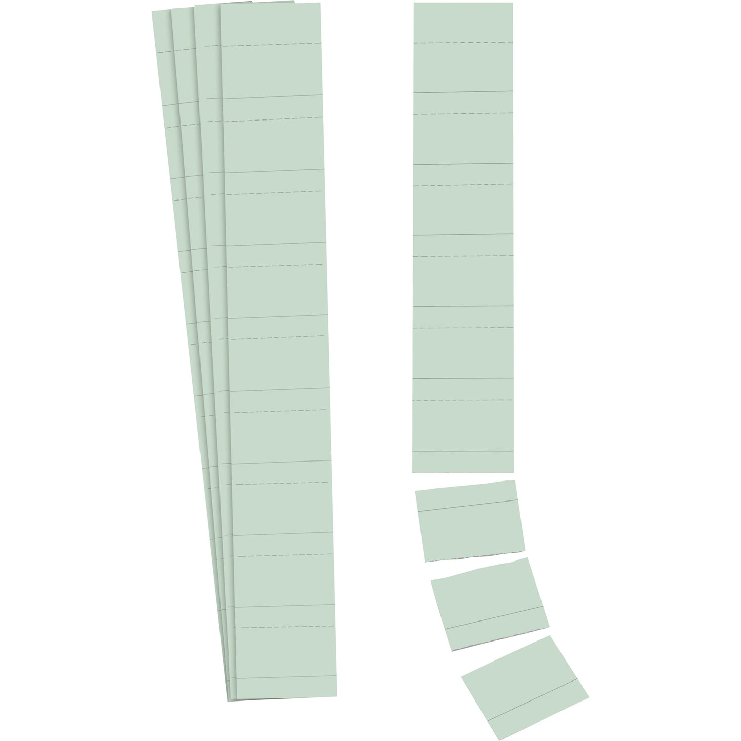 Ultradex Einsteckkarte Planrecord 7 x 3,2 cm (B x H) 190g/m² grau 90 St./Pack.