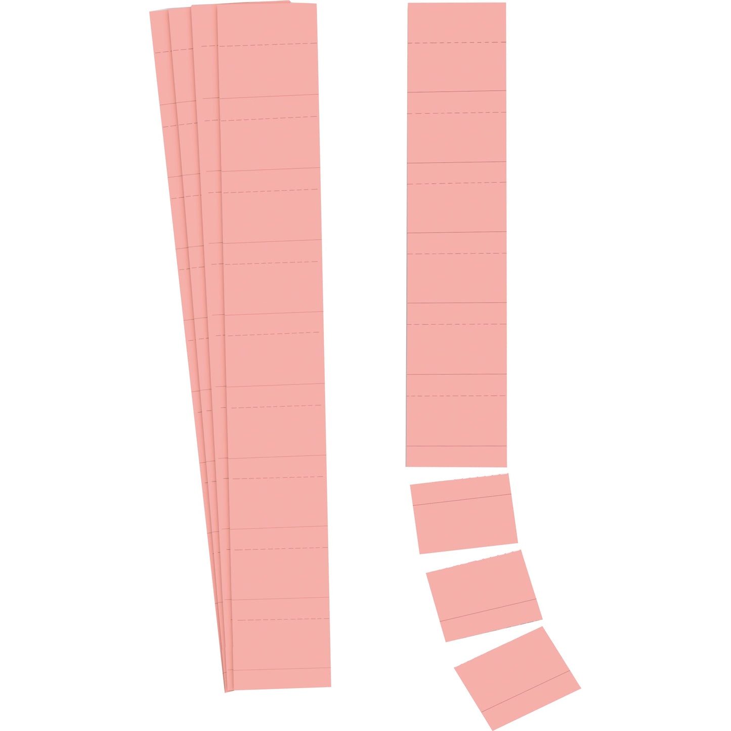 Ultradex Einsteckkarte Planrecord 7 x 3,2 cm (B x H) 190g/m² rosa 90 St./Pack.