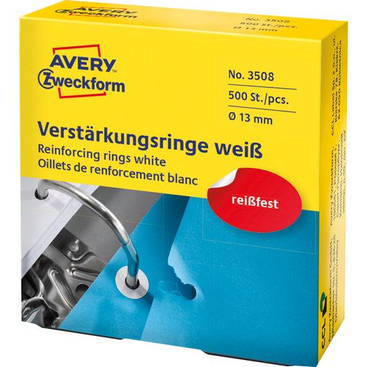 Avery Zweckform Lochverstärkungsringe 13mm weiß 500 St./Pack.
