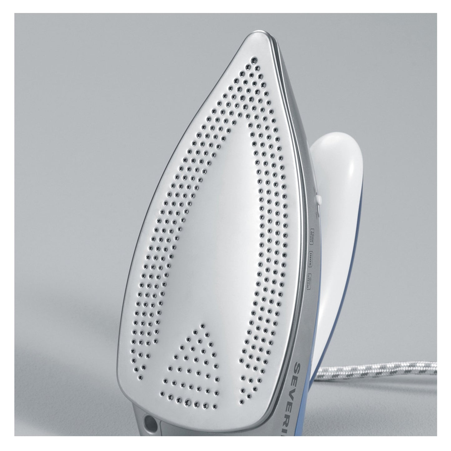 SEVERIN Bügeleisen BA 3234 9,2 x 11 x 20 cm (B x H x T) 1.000W Edelstahl silber/blau