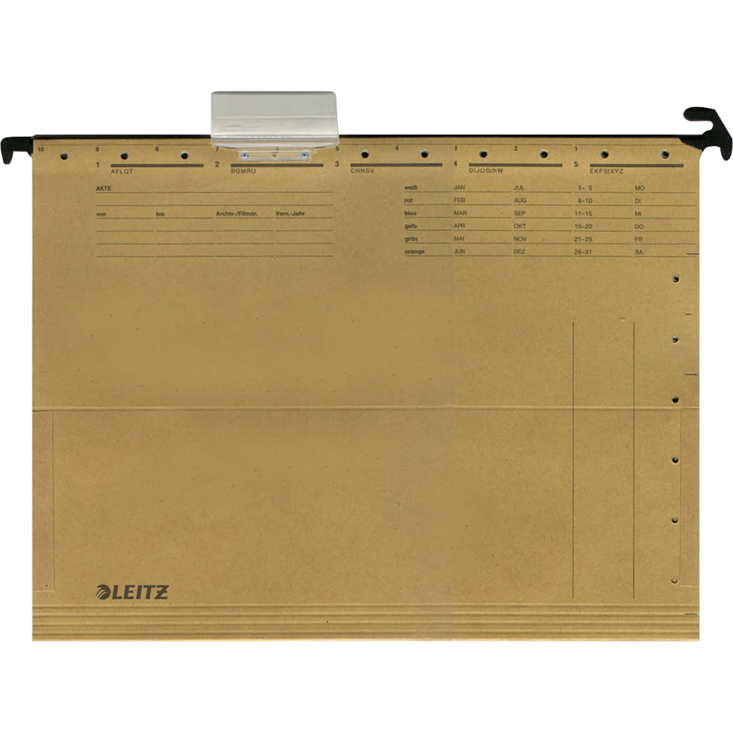 Leitz Hängetasche ALPHA DUO® DIN A4 250g/m² Natronkarton, recycelt naturbraun 25 St./Pack.