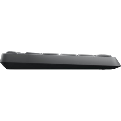 Logitech Tastatur-Maus-Set MK235 QWERTZ Windows® universell USB-A bis 10m inkl. Nano-USB-Empfänger schwarz
