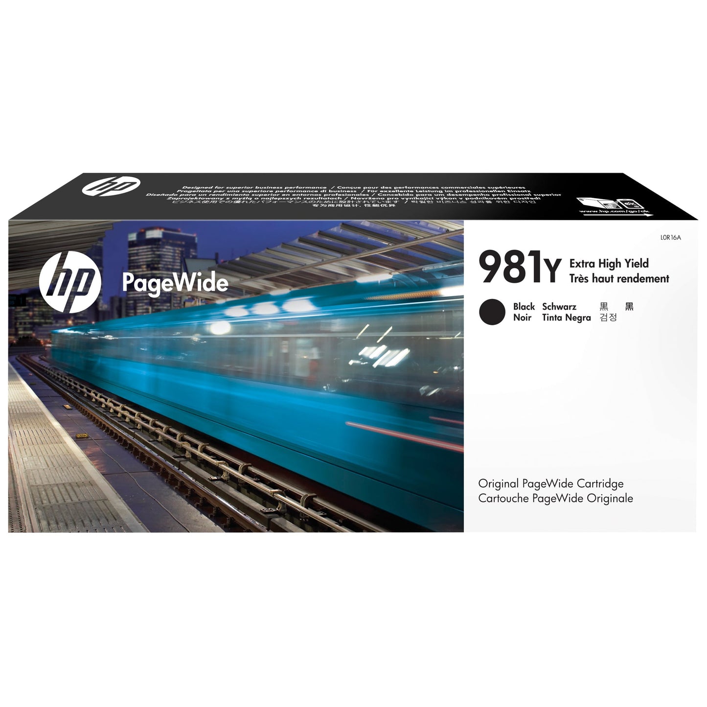 HP Tintenpatrone Originalzubehör 981Y ca. 20.000 Seiten schwarz 343,5ml