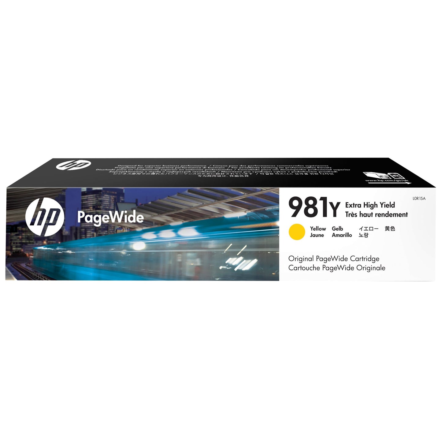HP Tintenpatrone Originalzubehör 981Y ca. 16.000 Seiten gelb 182,5ml