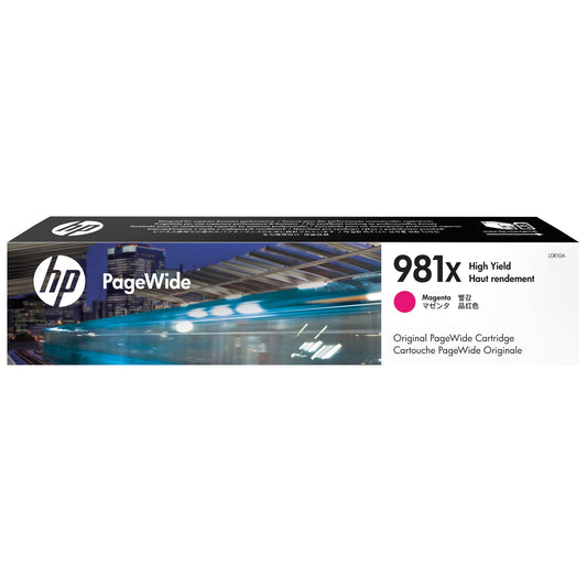 HP Tintenpatrone Originalzubehör 981X ca. 10.000 Seiten magenta 114,5ml