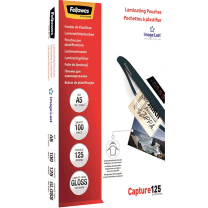 Fellowes® Laminierfolie ImageLastT Capture 125 160 x 216 mm (B x H) DIN A5 125µm glänzend 100 St./Pack.