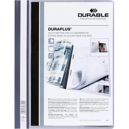 DURABLE Angebotshefter DURAPLUS® DIN A4, Überbreite PVC grau