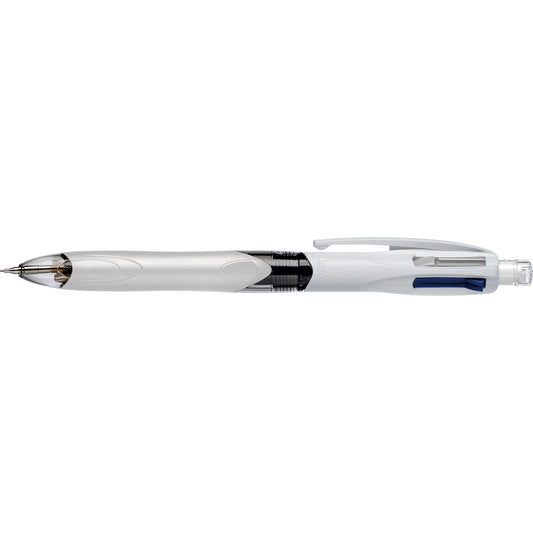 BIC® Mehrfarbkugelschreiber 4 Colours® 3+1 HB rot, blau, schwarz: 0,4 mm, Bleistift: 0,7mm rot, blau, schwarz Druckmechanik