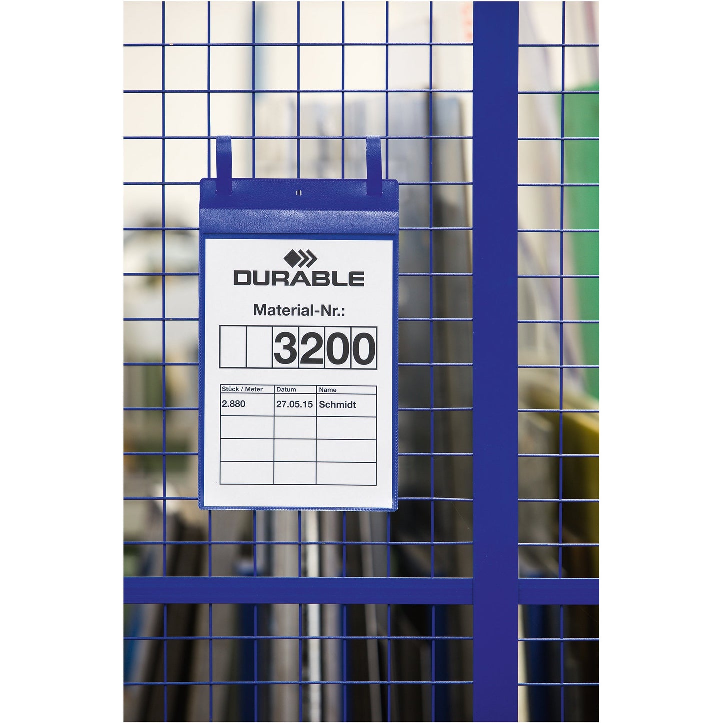 DURABLE Sichttasche DIN A4 Kunststoff dunkelblau 50 St./Pack.