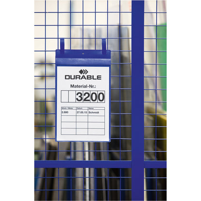 DURABLE Sichttasche DIN A4 Kunststoff dunkelblau 50 St./Pack.