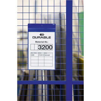 DURABLE Sichttasche Neodym DIN A4 Polypropylen dunkelblau 10 St./Pack.
