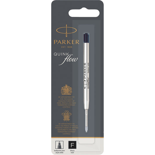 Parker Kugelschreibermine QUINKflow Parker Kugelschreiber 0,8mm F schwarz QUINKflow dokumentenecht