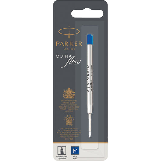 Parker Kugelschreibermine QUINKflow Parker Kugelschreiber 1mm M blau QUINKflow dokumentenecht