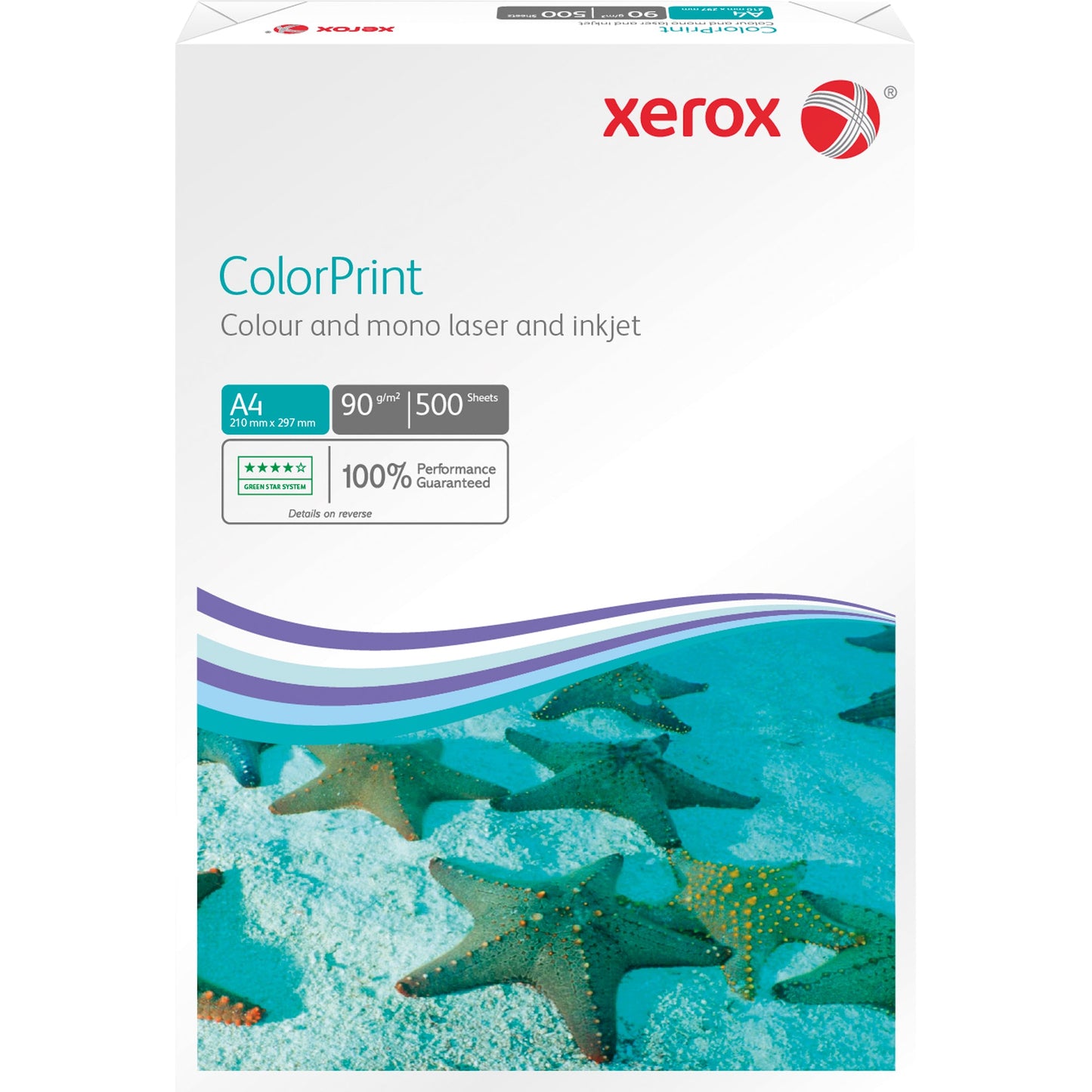 Xerox Kopierpapier ColorPrint DIN A4 90g/m² elementar chlorfrei gebleicht, holzfrei weiß 500 Bl./Pack.