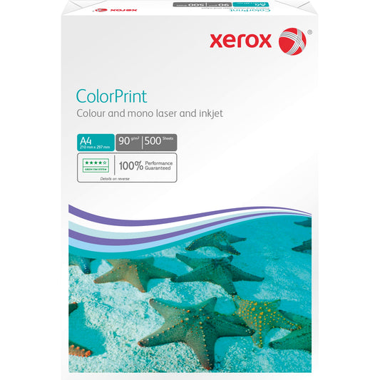 Xerox Kopierpapier ColorPrint DIN A4 90g/m² elementar chlorfrei gebleicht, holzfrei weiß 500 Bl./Pack.