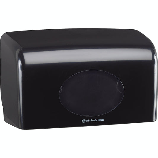 Aquarius Toilettenpapierspender Kleenex® Toilettenpapier 8484, 8475 29,8 x 18 x 12,8 cm (B x H x T) Kunststoff schwarz