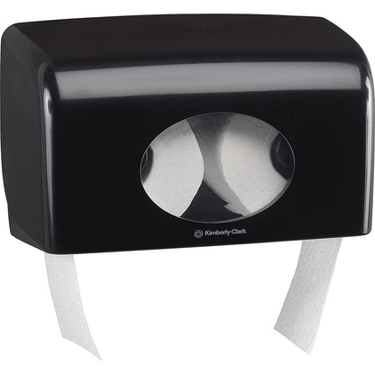 Aquarius Toilettenpapierspender Kleenex® Toilettenpapier 8484, 8475 29,8 x 18 x 12,8 cm (B x H x T) Kunststoff schwarz