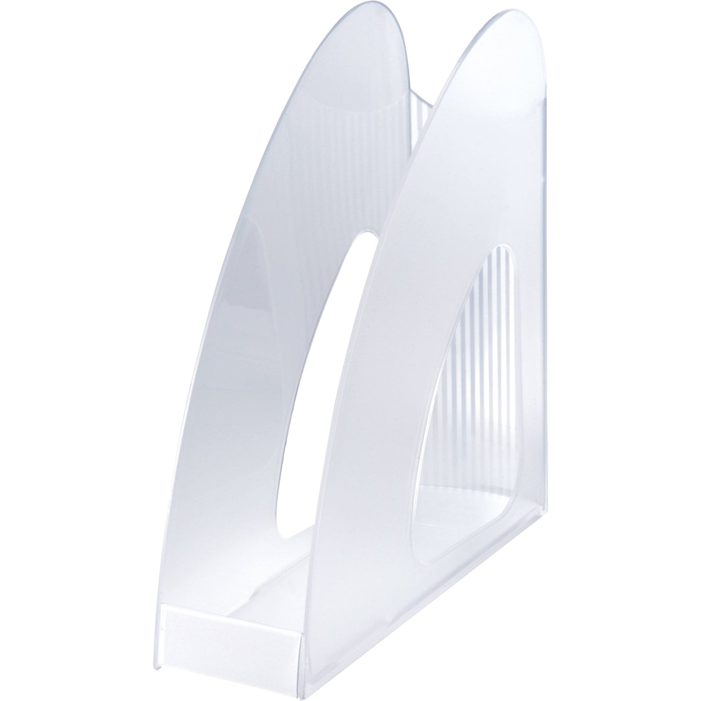HAN Stehsammler TWIN 7,6 x 25,6 x 23,9 cm (B x H x T) DIN A4, DIN C4 Werkstoff: Polystyrol klar transluzent