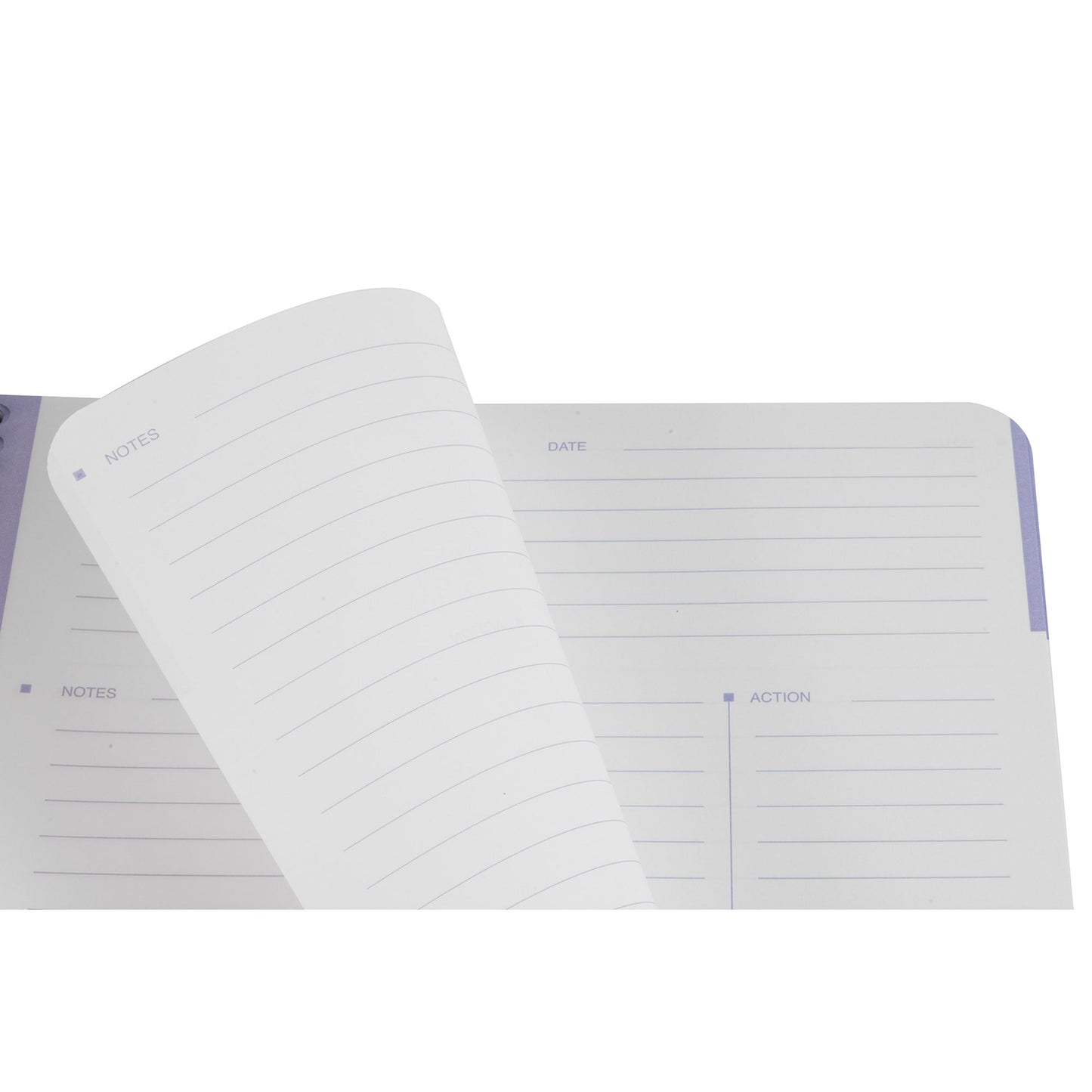 Soennecken Collegeblock Officebook date notes action DIN A4+ liniert 90g/m² Polypropylen schwarz 80 Bl.