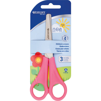 Westcott Bastelschere Kids 130mm Stahl pink